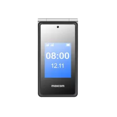   Maxcom MM835 SE 4G kártyafüggetlen mobiltelefon, Dual Sim, extra nagy gombokkal, vészhívóval fekete (magyar nyelvű menüvel)