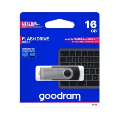   Goodram 16GB USB 3.2 fekete pendrive Artisjus matricával - UTS3-0160K0R11