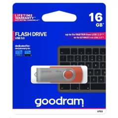   Goodram 16GB USB 3.0 piros pendrive Artisjus matricával - UTS3-0160R0R11