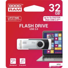   Goodram 32GB USB 3.0 fekete pendrive Artisjus matricával - UTS3-0320K0R11