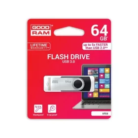   Goodram 64GB USB 3.2 fekete pendrive Artisjus matricával - UTS3-0640K0R11