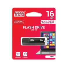   Goodram 16GB USB 3.0 fekete pendrive Artisjus matricával - UMM3-0160K0R11