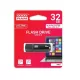 Goodram 32GB USB 3.0 fekete pendrive Artisjus matricával - UMM3-0320K0R11