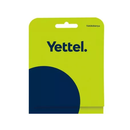Bliszteres Yettel aktiválatlan sim kártya 20 perc lebeszélhetőséggel és 2GB mobilnettel