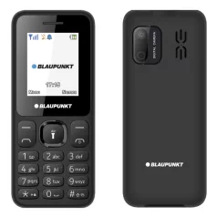   Blaupunkt V18 mobiltelefon, kártyafüggetlen, Dual SIM 2G, fekete