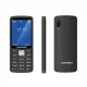 Blaupunkt V25 4G mobiltelefon, kártyafüggetlen, Dual SIM, fekete