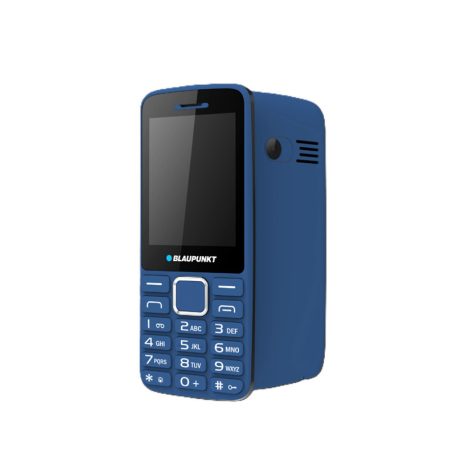 Blaupunkt FM03 mobiltelefon, kártyafüggetlen, Dual SIM, kék