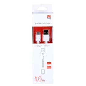   Bliszteres Huawei AP51 fehér gyári USB - Type-C 2.0 gyorstöltő adatkábel HL1121 1m 3A