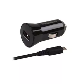   BlackBerry ACC-48157-201 fekete gyári autós töltő fej 1000mAh 5W micro USB kábellel
