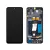 Samsung A057 Galaxy A05S fekete gyári LCD kijelző érintővel és kerettel (GH81-24364A, GH81-24365A)