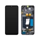 Samsung A057 Galaxy A05S fekete gyári LCD kijelző érintővel és kerettel (GH81-24364A, GH81-24365A)