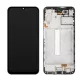 Samsung A256 Galaxy A25 5G fekete gyári LCD kijelző érintővel és kerettel (GH82-33214A)