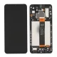Samsung A326 Galaxy A32 5G fekete gyári LCD kijelző érintővel és kerettel (GH82-25121A)
