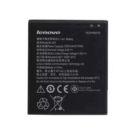 Lenovo BL-242 gyári akkumulátor Li-Ion 2300mAh (A6000, A6000 Plus, K3)
