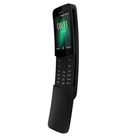 Nokia 8110 4G Dual Sim Mobiltelefon, Kártyafüggetlen, fekete