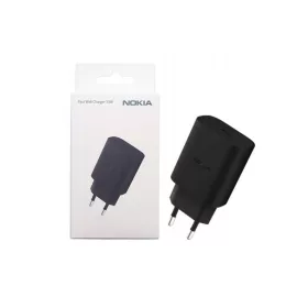   Bliszteres Nokia AD-030E fekete gyári USB-C hálózati töltő, 3A 33W