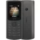 Nokia 110 4G (2023) Mobiltelefon, Kártyafüggetlen, Dual Sim, Fekete