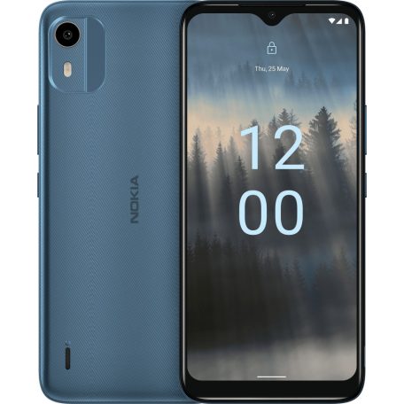 Nokia C12 2GB/64GB Dual SIM kártyafüggetlen érintős mobiltelefon, Cyan