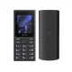 Nokia 105 (2024) nyomógombos mobiltelefon, kártyafüggetlen, dual SIM, fekete