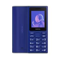   Nokia 105 (2024) nyomógombos mobiltelefon, kártyafüggetlen, dual SIM, kék