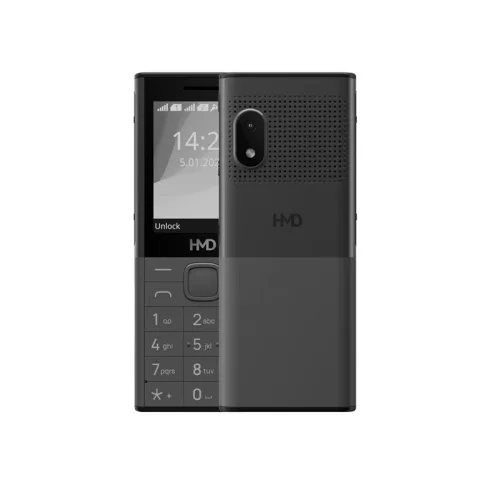 HMD (Nokia) 150 Music Mobiltelefon, Kártyafüggetlen, Dual Sim, sötétszürke