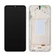 Samsung A266 Galaxy A26 fehér gyári LCD kijelző érintővel és kerettel (GH82-37049B)