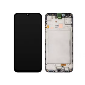   Samsung A155 / A156 Galaxy A15 4G / A15 5G fekete gyári LCD kijelző érintővel és kerettel