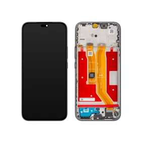   Honor 400 Lite fekete gyári LCD kijelző érintővel és kerettel (0235ANTF)