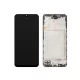 Samsung A176 Galaxy A17 5G fekete gyári LCD kijelző érintővel és kerettel (GH82-38045A)