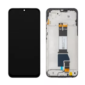   Xiaomi Redmi 15C 4G / Poco C85 4G fekete gyári LCD kijelző érintővel és kerettel (5600020P15A00)