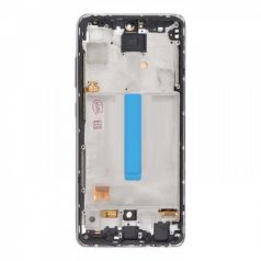   Samsung A528 Galaxy A52S 5G fekete LCD kijelző érintővel és kerettel