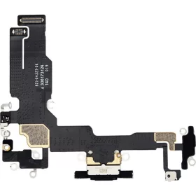   Apple iPhone 15 Plus (6.7) fekete töltőcsatlakozó szalagkábel