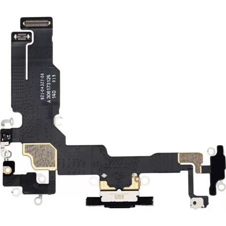 Apple iPhone 15 Plus (6.7) fekete töltőcsatlakozó szalagkábel