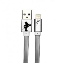  USB kábel Disney - Minnie Apple USB - Lightning (8Pin) 1 méter ezüst