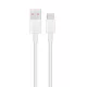 Xiaomi fehér gyári USB - Type-C gyorstöltő adatkábel 1m 6A