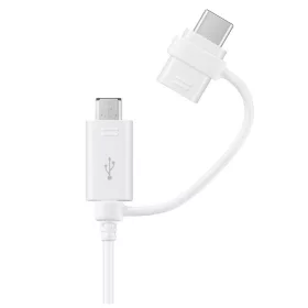   Samsung EP-DG930DWE fehér gyári USB - Type-c & micro USB combo adatkábel