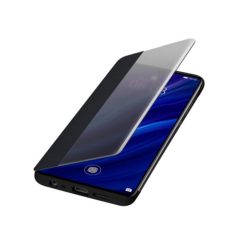 Huawei P30 Smart View gyári fekete oldalra nyíló tok