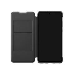 Huawei P30 Lite fekete oldalra nyíló gyári mágneses tok