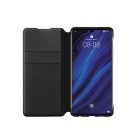 Huawei P30 Lite Wallet Cover kék oldalra nyíló gyári PU mágneses tok