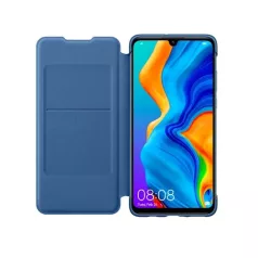 Huawei P30 Lite kék oldalra nyíló gyári mágneses tok