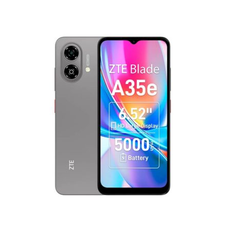 ZTE Blade A35e Dual SIM 2/64GB kártyafüggetlen érintős mobiltelefon, szürke, 6,52 inch