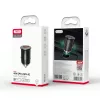 XO CC43 PD QC 3.0 hálózati töltőfej 1x USB és 1x Type-C foglalattal fekete 45W