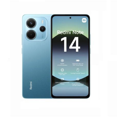 Xiaomi Redmi Note 14 4G 6/128GB Dual SIM kártyafüggetlen érintős mobiltelefon, kék