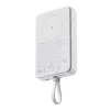 Xiaomi mágneses power bank 10000 mAh 33W vezeték nélküli töltéssel fehér BHR9822GL