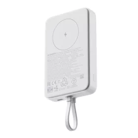   Xiaomi mágneses power bank 10000 mAh 33W vezeték nélküli töltéssel fehér BHR9822GL