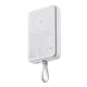Xiaomi mágneses power bank 10000 mAh 33W vezeték nélküli töltéssel fehér BHR9822GL