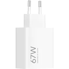   Bliszteres Xiaomi BHR07SKEU gyári hálózati fehér gyors (Turbo) töltőfej 67W USB-A gyorstöltő