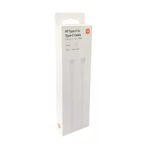   Bliszteres Xiaomi fehér gyári USB Type-C - Type-C gyorstöltő adatkábel 1,5 m 5A
