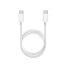 Bliszteres Xiaomi fehér gyári USB Type-C - Type-C gyorstöltő adatkábel 1,5 m 5A