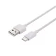 Xiaomi fehér gyári USB - Type-C gyorstöltő adatkábel 1m 3A (BHR4422GL)